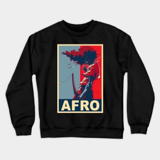 Afro Anime Vintage Crewneck Sweatshirt